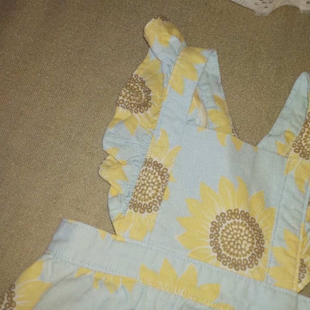 Vintage Style Baby Apron Dress - Picture 3 of 5